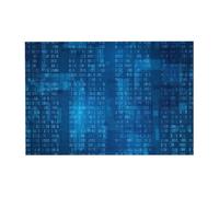 Puzzle in legno per adulti con codice binario, 300 pezzi, colore blu