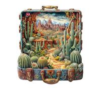 Puzzle in legno per adulti, deserto, odissea, 270 pezzi, puzzle in legno, confezione regalo, decorazione da parete e regalo per amici e famiglie