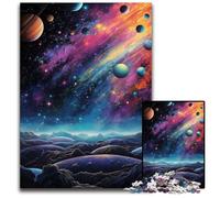 Puzzle in legno per adulti Fantasy Cosmic Landscape 1000 pezzi perfetti per adolescenti e collezionisti ideali come decorazione per la casa e regalo da viaggio 1000 pezzi (75x50 cm)