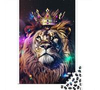 Puzzle in legno per adulti Il Re Leone 1000 pezzi Puzzle per puzzle per 18+ e adulti 1000 pezzi (75x50cm)