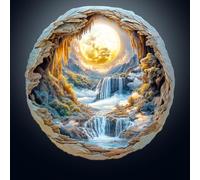 Puzzle in legno per adulti, miracolo nel chiaro di luna, puzzle in legno, forma irregolare e unica, confezione regalo, regalo di compleanno per adulti e bambini (L-34 x 33,2 cm-300 pezzi)