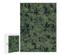 Puzzle in legno per adulti, verde esercito digitale mimetico stampato puzzle per adulti, viene fornito con una bella scatola