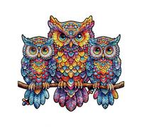 Puzzle in Legno per Animali con Pezzi di Forma Unica Completo di Sacchetto da Conservazione e Poster di Riferimento Gioco Educativo e Stimolante per Tempo di Qualità in Famiglia e con Amici