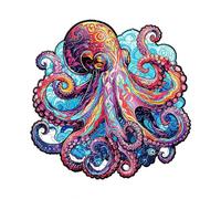 Puzzle in Legno per Animali con Pezzi di Forma Unica Completo di Sacchetto da Conservazione e Poster di Riferimento Gioco Educativo e Stimolante per Tempo di Qualità in Famiglia e con Amici