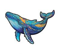 Puzzle in Legno per Animali con Pezzi di Forma Unica Completo di Sacchetto da Conservazione e Poster di Riferimento Gioco Educativo e Stimolante per Tempo di Qualità in Famiglia e con Amici