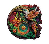 Puzzle in Legno per Animali con Pezzi di Forma Unica Completo di Sacchetto da Conservazione e Poster di Riferimento Gioco Educativo e Stimolante per Tempo di Qualità in Famiglia e con Amici