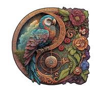 Puzzle in Legno per Animali con Pezzi di Forma Unica Completo di Sacchetto da Conservazione e Poster di Riferimento Gioco Educativo e Stimolante per Tempo di Qualità in Famiglia e con Amici