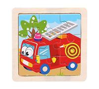 Puzzle in legno per animali domestici, 9 pezzi, per bambini e giocattoli