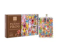 Puzzle in legno per bambini,Attività educative a tema rana,Puzzle di abbinamento animali | per Interazione Genitore-Figlio, Scuola 'Infanzia, Asilo, Classe, Homeschooling, Viaggi, Casa, Giardino