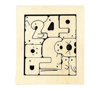 Puzzle in legno per bambini, giocattolo educativo con animali e numeri per il pensiero logico, giocattolo per bambini prescolare, per ragazze, casa, aula, scuola, sala giochi, asilo, viaggi, nascita