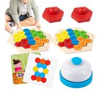 Puzzle in Legno per Bambini - Giocattolo Educativo Interattivo | Puzzle Di Per Il Pensiero Logico | Per Bambini Bambine In Età Prescolare Viaggio Casa Scuola Attività Familiari Al Chiuso