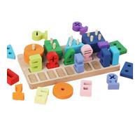 Puzzle In Legno Per Bambini | Giochi Di Ordinamento Geometrico Numerico In Legno,Giocattolo Puzzle Di Forme | Per Asilo Scuola Elementare Classe Feste Compleanno Casa Famiglia