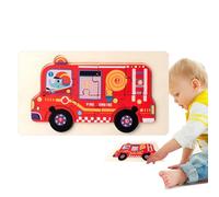 Puzzle in legno per bambini piccoli,Puzzle in legno per bambini piccoli, Puzzle in legno per bambini Puzzle colorati, Attività di apprendimento prescolare multidivertimento