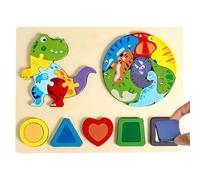 Puzzle in legno per bambini, puzzle 3D, puzzle in legno, giocattolo educativo per bambini, regalo per 1 2 3 anni