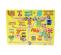Puzzle in legno per bambini,Puzzle di di legno, Giocattoli di alfabeto educativi Giocattoli per bambini, Labirinto numero giocattoli di educazione precoce alfabeto in legno pa