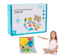 Puzzle in legno per bambini, puzzle in legno per bambini, giocattolo sensoriale portatile, gioco divertente per la scuola materna, asilo