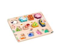 Puzzle In Legno Per Bambini Vegetali Frutta Animali Educativi I In Età Prescolare Che Imparano Giocattolo Educativo Giocattolo Sensoriale