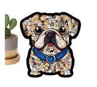 Puzzle in legno per cani - Un divertente e preciso giocattolo decorativo, puzzle per cani in legno, per bambini, amanti dei cani, casa, famiglia, amici, interni