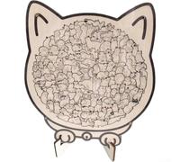 Puzzle in legno per gatti, con 135 pezzi, per chi ama i puzzle e per disegni artistici a tema gatto (colore del drago)