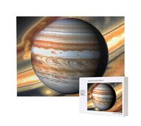 Puzzle in legno per il tempo libero, squisiti modelli di paesaggio di Giove per interazione familiare e intrattenimento al chiuso