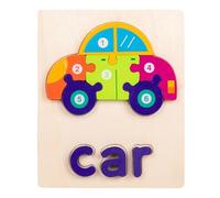 Puzzle in legno per,Puzzle in legno per bambini - puzzle giocattolo | Set di puzzle educativo prescolare per, apprendimento delle parole, giocattoli per 3 anni in più