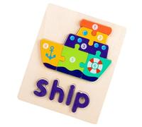 Puzzle in legno per,Puzzle in legno per tutti-piccoli - Puzzle educativi, tavole, giocattoli,Giocattoli educativi di sviluppo per tutti-piccoli, forme di colore, puzzle di apprendimento delle parole