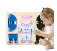 Puzzle in legno per tutti-piccoli, puzzle da vestire,puzzle in legno ordinando i giocattoli - apprendimento di puzzle di animali educativi, attività di apprendimento prescolare per la casa prescolare
