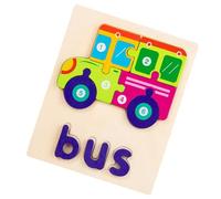 Puzzle in legno per tutti,Puzzle in legno per tutti,Gioco di intelligenza di puzzle | Puzzle a forma di parole per, puzzle di apprendimento prescolare per 3 anni in su, ragazzi e