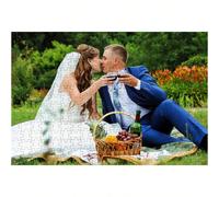 Puzzle in legno personalizzato con design personalizzato 100/300/500/1000 pezzi, grande puzzle personalizzato, giocattoli a blocchi per adulti, famiglie, regalo per matrimonio, laurea, ricordo in legn