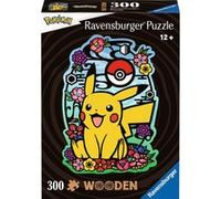 Ravensburger Pokemon Pikachu Shaped 300 Piece Wooden Puzzles for Adults and Kids