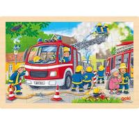 Puzzle in legno pompieri 24 pezzi GOKI