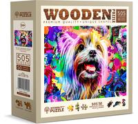 Wooden City puzzle yorkshire terrier pop art 505 pezzi