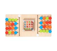 Puzzle In Legno Portatile - Tavola Che Scuote Le Perline, Gioco Di Rompicapo Con Ordinamento Dei Colori | Giocattolo Cognitivo Divertente Educativo | Viaggio A Casa Asilo, Compleanno Festa Dei Ba