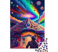 Puzzle in legno Rainbow Spirit da 1000 pezzi, puzzle in legno per adulti e adolescenti dai 12 anni in su, regali di Natale, 1000 pezzi (75x50 cm)