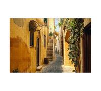 Puzzle in legno romantico vicolo città vecchia isola di Chania Creta Grecia puzzle per adulti 1000 pezzi
