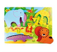 Puzzle in legno Safari Bigjigs Toys