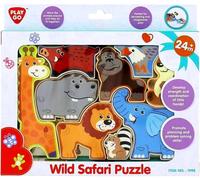 Puzzle in legno Safari per bambini