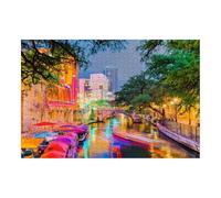 Puzzle in legno San Antonio River Walk Puzzle per adulti 1000 pezzi puzzle impossibile impegnativo puzzle