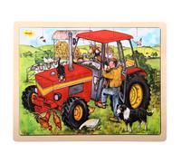 Puzzle in legno trattore 24 pezzi BIGJIGS TOYS