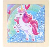 Puzzle in legno Tre Unicorni
