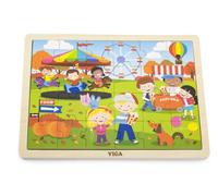 Puzzle in legno VIGA Autunno - 24 pezzi