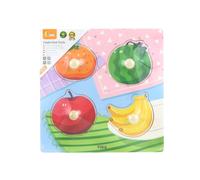 Puzzle in legno Viga con maniglie Frutta
