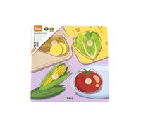 Puzzle in legno Viga con pomelli vegetali