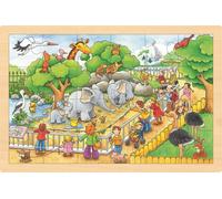 Puzzle in legno Visita allo Zoo 24 pezzi