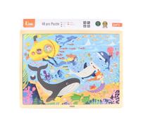 Puzzle in legno Vita Marina 48 pezzi