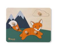 hauck N Sort Fox Animali Puzzle per bambini, Colore Verde, 813069
