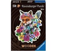 Puzzle in legno Volpe colorata