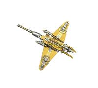 Puzzle in metallo 3D per adulti, kit modello meccanico 3D di creature marine, assemblaggio steampunk fai da te, display da tavolo alla moda e regalo (123 pezzi)