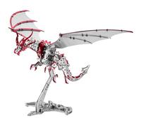 Puzzle in metallo 3D per adulti, puzzle 3D fai da te in metallo, drago 3D, in metallo, set da scrivania
