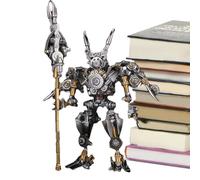 - Puzzle in metallo per adulti, puzzle in metallo | Puzzle meccanico con antiche figure cinesi per adulti - Kit modellini in metallo per la costruzione di ornamenti puzzle in metallo per lui